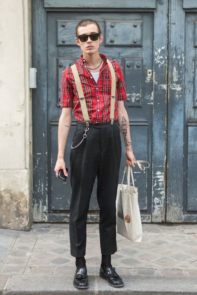 Style: Looks con tirantes pajaritas para hombre * MAV Magazine Aurora Vega