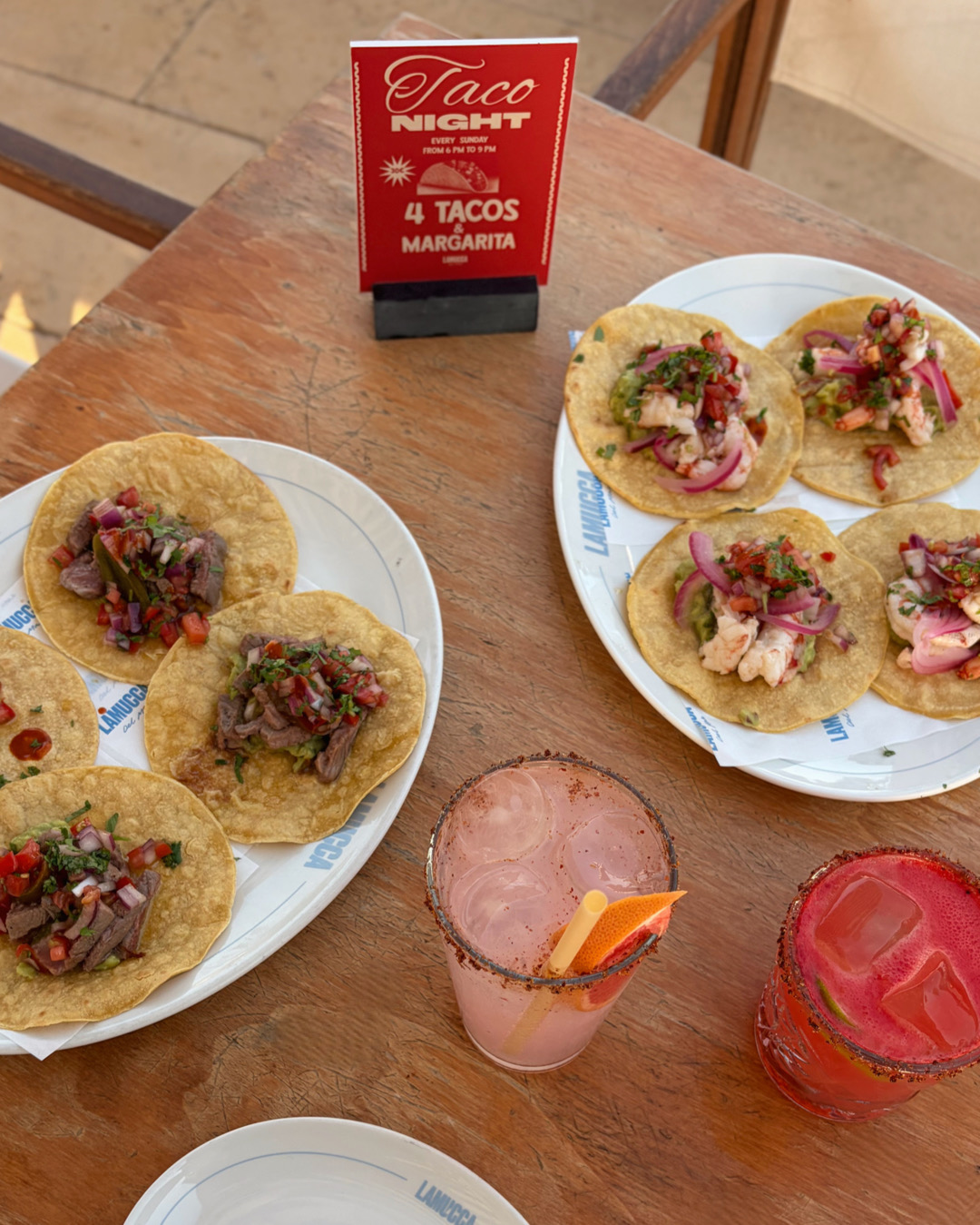 lamucca del mar restaurante palma, taco night lamuca del mar, dónde comer tacos en palma, restaurantes palma, palma restaurants, aurora vega foodie, mav magazine